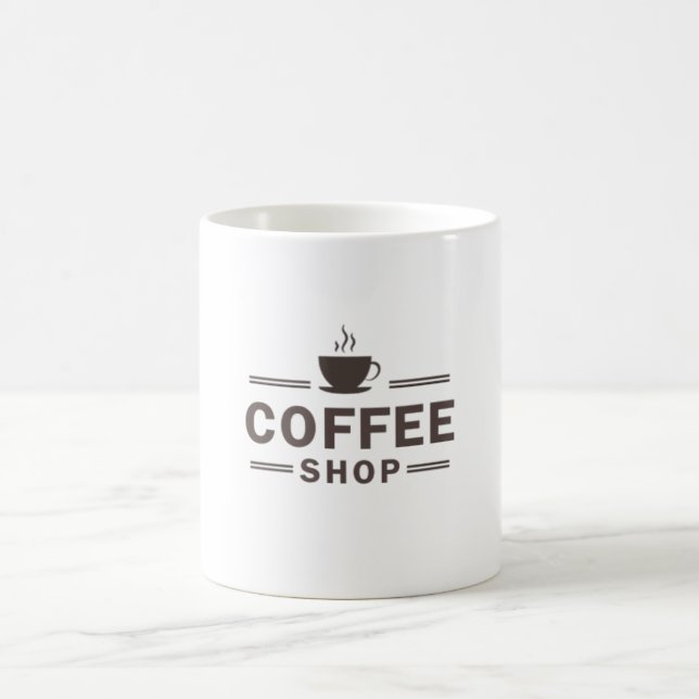 coffee shop mug (Center)