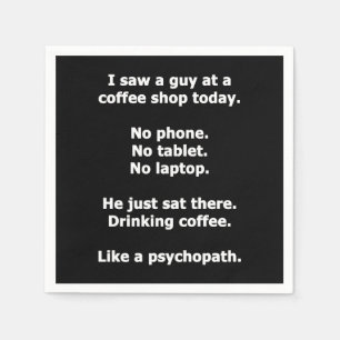 Coffee Shop Napkins