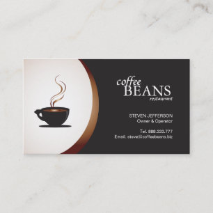 Coffee Shop or Bakery Business Cards
