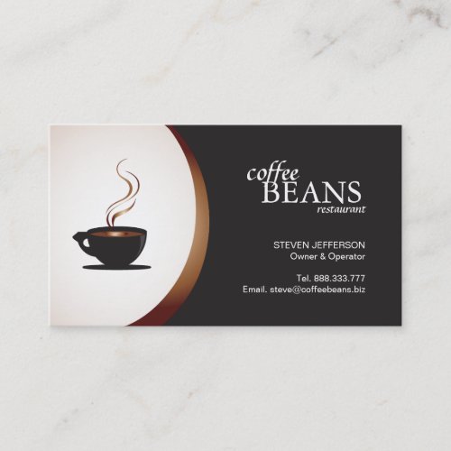 Coffee Shop or Bakery Business Cards