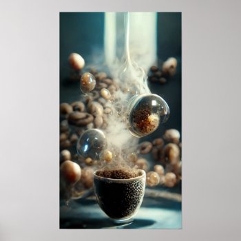 Coffee Shop Poster by antique_future at Zazzle