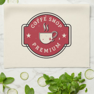 Coffee Shop   Premium Coffee Kitchen Towel