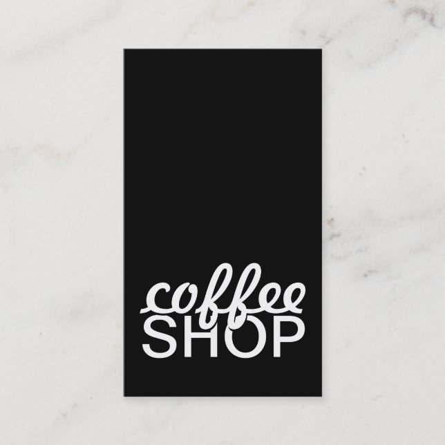 coffee shop punch card (Front)