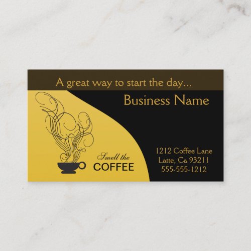 Coffee Shop Punch Card
