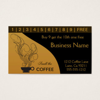 Coffee Shop Punch Card