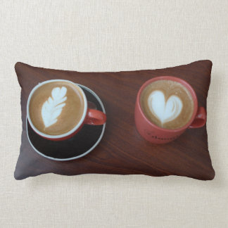 Coffee shop throw pillow