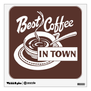 Coffee Shop Wall Art / Sticker