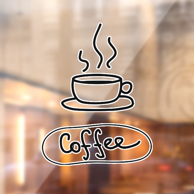 coffee shop  window cling (Sheet 2)