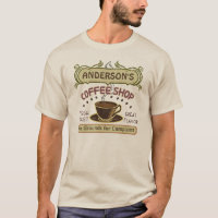 Coffee Shop with Cup Create Your Own Personalized