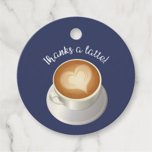 Coffee Shower Favor Tag