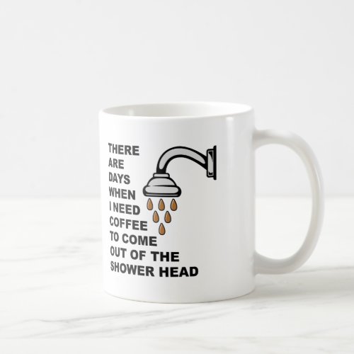 Coffee Shower Head Funny Mug or Travel Mug