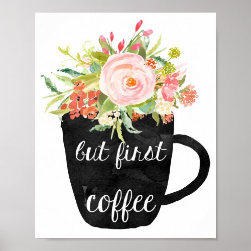 Coffee Signs For Kitchen But First Coffee Sign