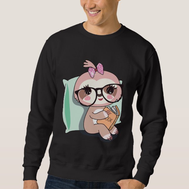 Coffee Sloth  48 Sweatshirt (Front)