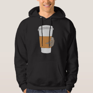 Coffee Sloth Long Hoodie