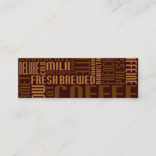 coffee (small chat) loyalty card