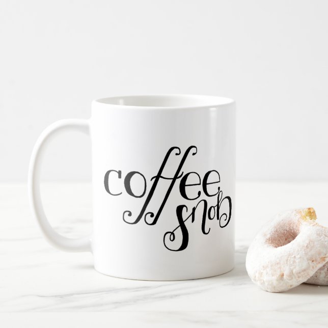 Coffee Snob Mug (With Donut)