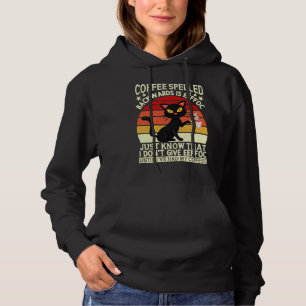 Coffee spelled backwards is eeffoc drinker Barista Hoodie