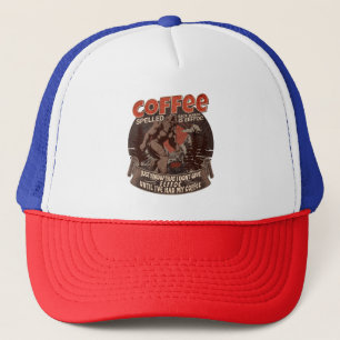 Coffee Spelled Backwards Is Eeffoc Trucker Hat