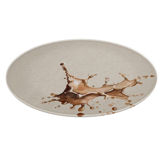 Coffee Spill Cutting Board (Corner)