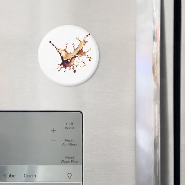 Coffee Spill Magnet (In Situ (Fridge))
