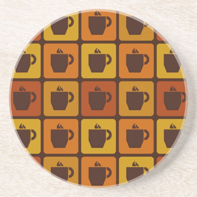Coffee Squares coaster (Front)