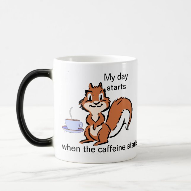 Coffee Squirrel Mug (Left)