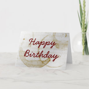 coffee stain music Happy Birthday Card