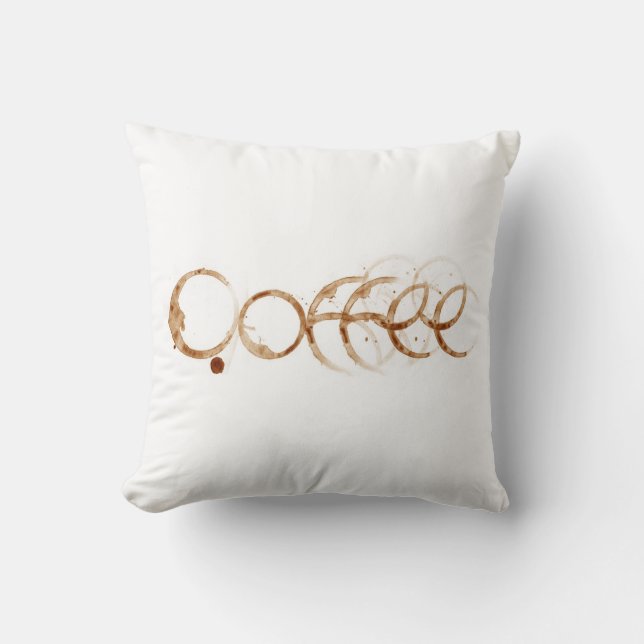 Coffee Stained Pillow (Front)