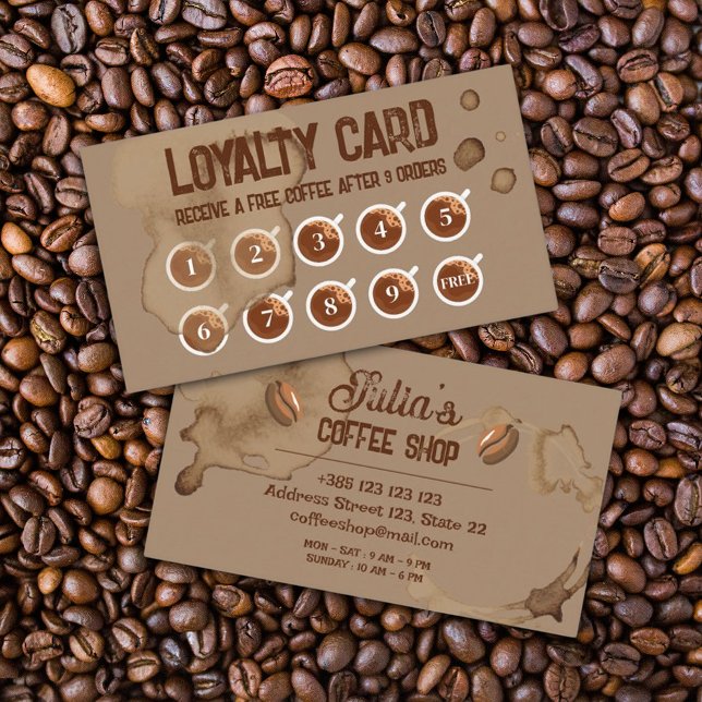 Coffee Stains  Loyalty Card (Creator Uploaded)