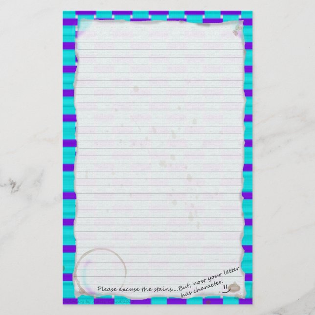 Coffee Stains Stationery (Front)