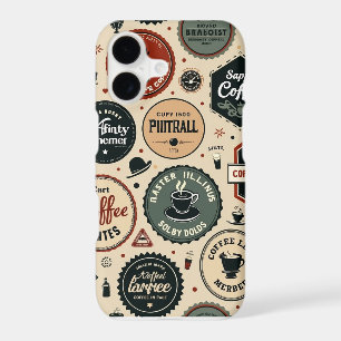 Coffee stamp iPhone 17 case