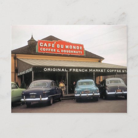 Coffee Stand, New Orleans Card