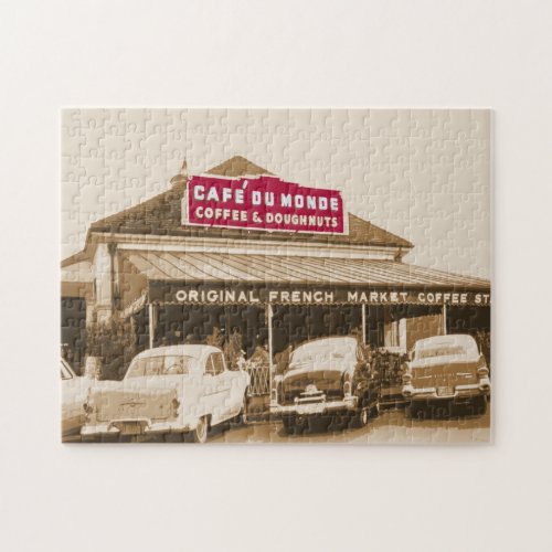 Coffee Stand New Orleans Jigsaw Puzzle