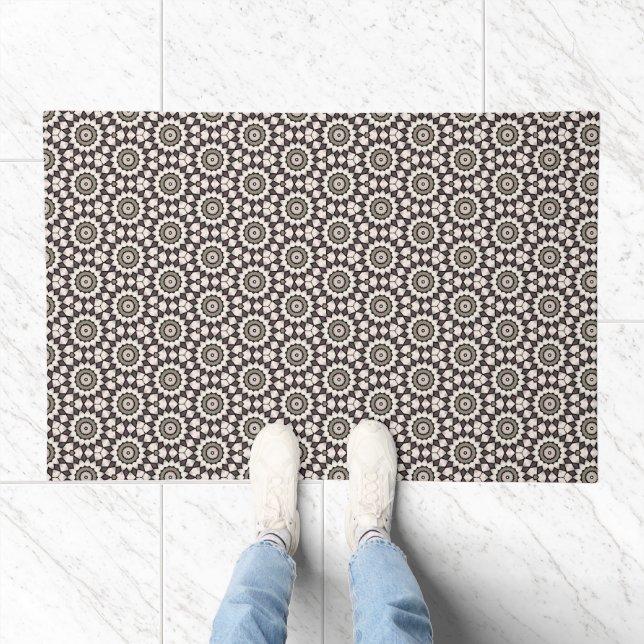 Coffee Star Small Print Doormat (Indoor)
