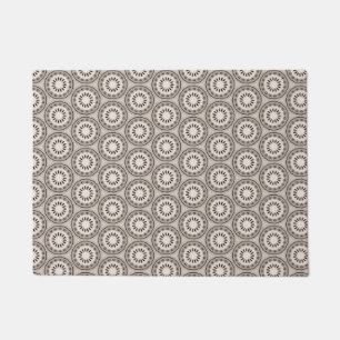 Coffee Star Small Print Doormat