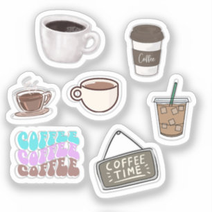 Coffee stickers