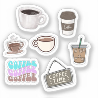 Coffee stickers