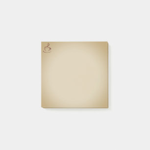 Coffee Sticky Notes Printable Cozy Minimal Memo