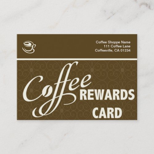Coffee Store Punch Cards