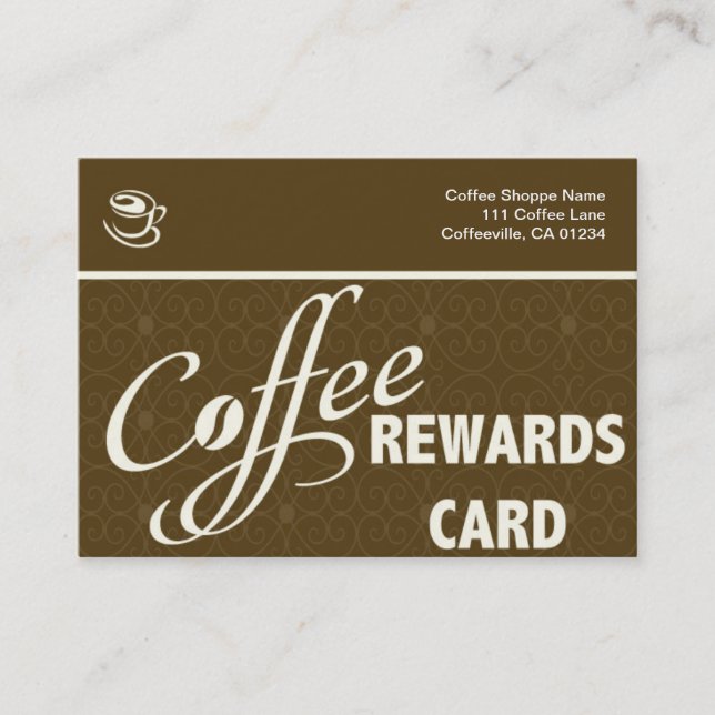 Coffee Store Punch Cards (Front)