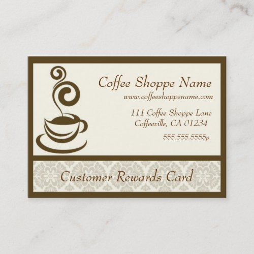 Coffee Store Punch Cards