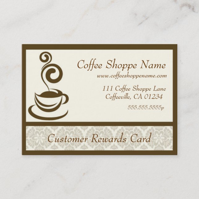 Coffee Store Punch Cards (Front)