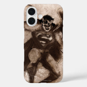 Coffee Superman iPhone 16 Case