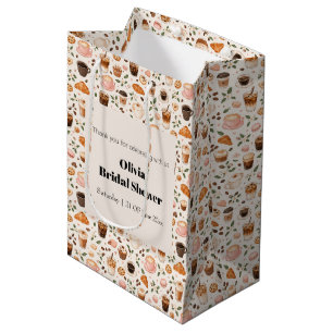 Coffee & Sweet Treats Pattern Gift Bag