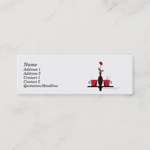 Coffee Table - Skinny Size Business Cards