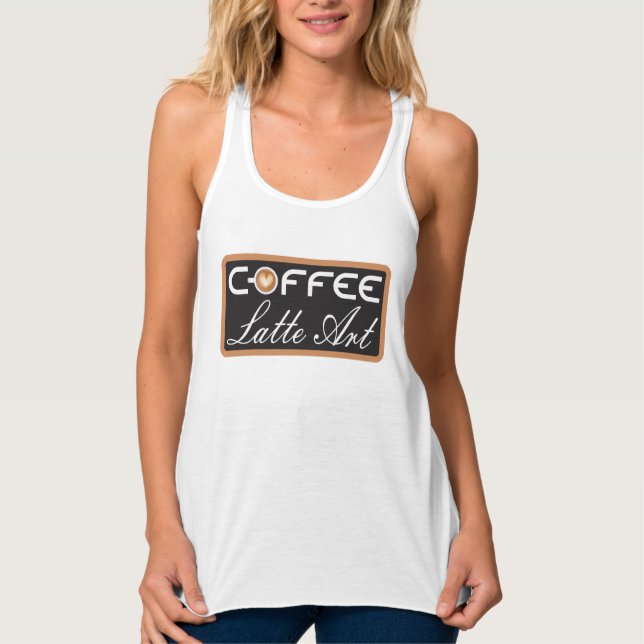 Coffee  tank top (Front)