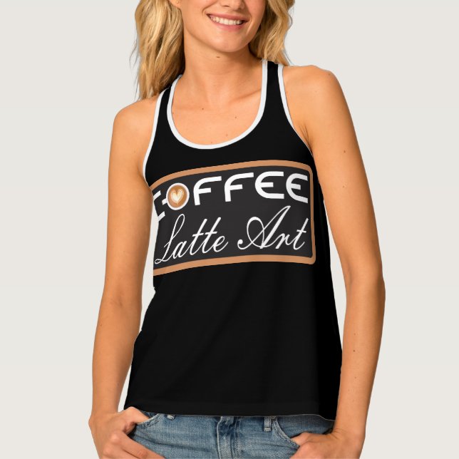 Coffee  tank top (Front)