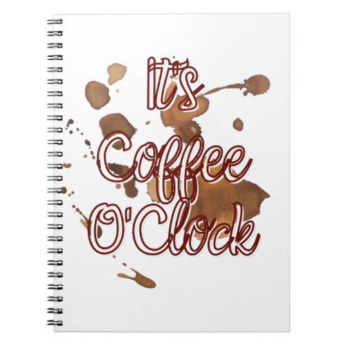 Coffee tasting lover notebook