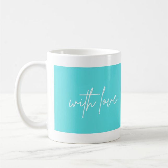 Coffee Tea Customizable with love Mug (Left)