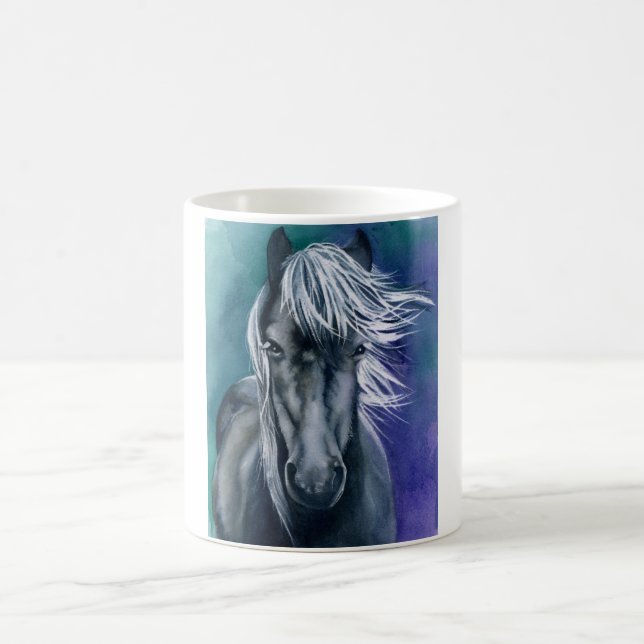 Coffee Tea Hot Cocoa Horse Mug Cup Equestrian (Center)